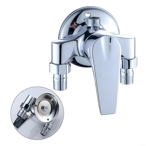 Modern Universal Ch Shower Mixer Faucet Deck Mount Hot & Cold Water Sink T & Shower Fixtures for ContemporaBathrooms and Kitchens close-up view.