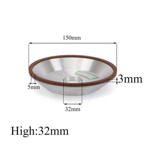 Diamond Grinding Wheel Pro Grade 150mm Resin Bond Circle Sharpener