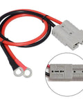 Heavy Duty Fifty Amp Ev Charging Pole Connector Featuring Thirty Centimeter Beefy Silicone Cord Stranded Tinned Copper Wire Plug And Play