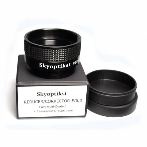 F6.3 Focal Reducer For Schmidt Cassegrain Telescopes With SCT Threads Four Element Fully Multi Coated Optics on box