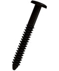 Black Vinyl Shutter Spike Lok Fastener for Quick and Easy Exterior Shutter Installations, Windproof and Sturdy, Works on Any Siding