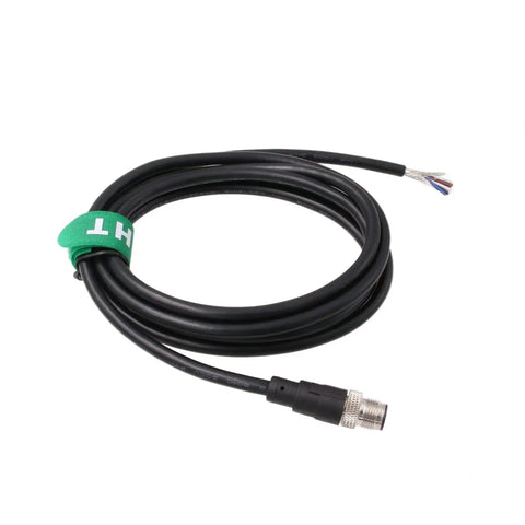 M12 A Code 4 Pin Male Aviation Power Cable For Sensor And Encoder To Bare Wire For Industrial Control Automation DeviceNet CANopen IO Link Profibus 2m