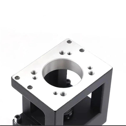 Compact High-Precision Linear Motion Guide Rail Actuator System Module With Custom Stroke For Small Footprint Projects, Rock-Solid Performance For CNC, Robotics, And Auto-Assembly. Aluminum actuator block with threaded mounting holes
