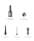 Kick Up Your Daily Brew Game With This Portable Electric Coffee Grinder Featuring 45 Precision Settings And Stainless Steel Conical Burrs A Straight Up Game Changer For Espresso Pour Over Drip Or Cold Brew Creations All Day - electric coffee grinder, stainless steel burr, accessories.