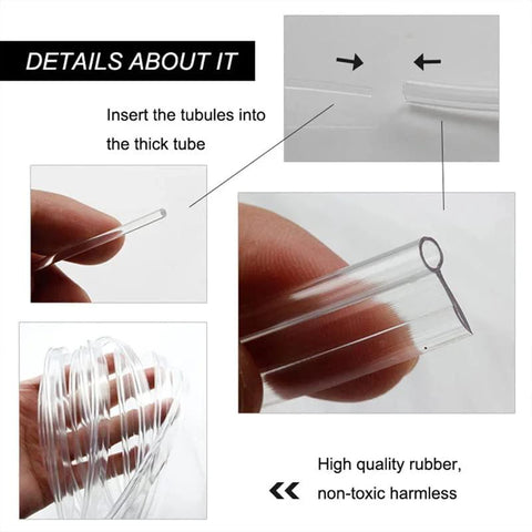 Clear PMMA fiber optic light guide cable for car interior ambient lighting; 236-inch length, coiled.