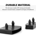 Close-up of heavy-duty PP replacement bed slat caps, 54X10mm, designed for easy installation on bed frames.