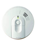 Rock Solid Hardwire Ionization Smoke Detector With Battery Backup And Series Link Capability For Up To 24 Devices In Crisp White Shell, showing front view with green LED.