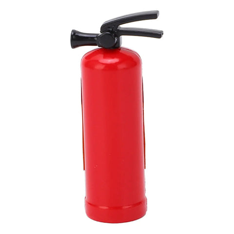 Fresh Red Mini Fire Extinguisher Prop For Rc Car Accessory Vivid Simulation Scale Decor Decoration Easy Snap Install Remove.