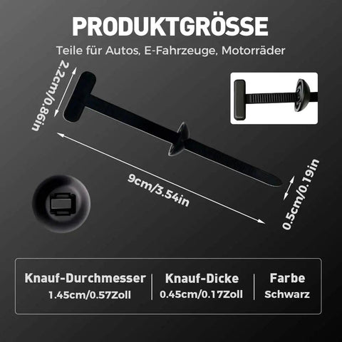 Dimensions and details of Heavy Duty Universal Cable Tie Buckle with Self Locking Nylon Zip Ties UV Resistant Black Tie Wraps