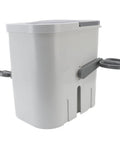 No Sweat Portable Manual Hand Crank Clothes Washer Ditch The Cord Compact Laundry Drum Eco Friendly Spin Dryer in gray.
