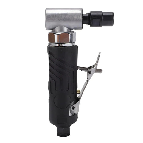 Straight Up Heavy Duty 90 Degree Air Angle Die Grinder Real Deal 12000 RPM Pneumatic Grinding Tool featuring a textured grip handle.