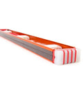 Savage 24 Inch Anodized Aluminum Magnetic I-Beam Level With Supershock End Caps And Three Bubble Vials For 0/90/45 Degrees, angled view