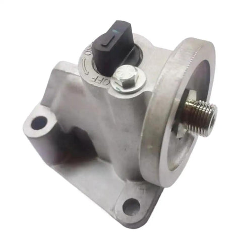 Heavy Duty Engine Water Filter Seat Replacement For ISM11 Diesel Truck Parts Direct Match 4356679 3819767 side view showing threaded fitting and control switch.