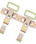 Heavy Duty Sofa Position Buckles For Couch And Furniture, Iron Connecting Hardware in golden finish, top view