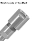 Router Collet Extension Chuck Adapter For One Quarter Inch Shank Bits Keeps Bits Tight And Safe Slick Extender Rod