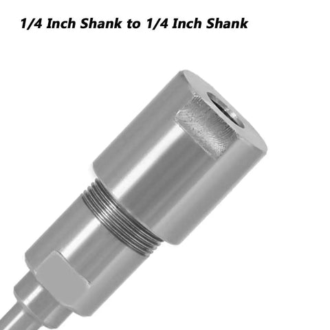 Router Collet Extension Chuck Adapter For One Quarter Inch Shank Bits Keeps Bits Tight And Safe Slick Extender Rod