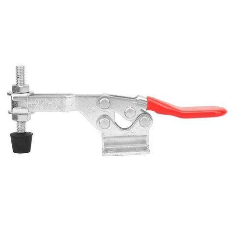 Beefy Heavy Duty Toggle Clamp With Galvanized Iron Construction Horizontal Handle Quick Clamp Ergonomic Grip For Machining Assembly Industrial Testing And Fixed Workholding 227 Kilogram Pulling Force