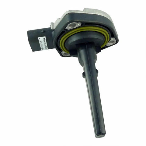 BMW Engine Oil Level Sender Sensor Replacement - Replaces OEM 12617508003, Built Tough For Heat And Vibration, Accurate Readouts, Easy Install, Long Lasting Vehicle Monitoring You Can Trust. black plastic oil level sensor with connector and gasket