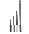 Premium Collet Chuck Holder Set With Hex Rod Shank For Lathes And Drill Beds Boosts Machining Precision On 60mm 100mm 150mm Or 200mm Bars, hex rods of varying lengths.