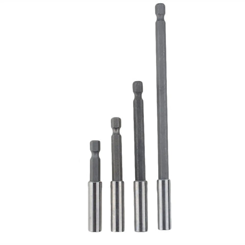 Premium Collet Chuck Holder Set With Hex Rod Shank For Lathes And Drill Beds Boosts Machining Precision On 60mm 100mm 150mm Or 200mm Bars, hex rods of varying lengths.
