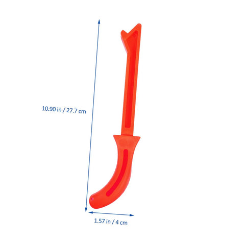 Heavy Duty Woodworking Push Blocks 2 Pack Table Saw Safety Sticks Non Slip Carpenter Push Tool 10.90 in orange push bar