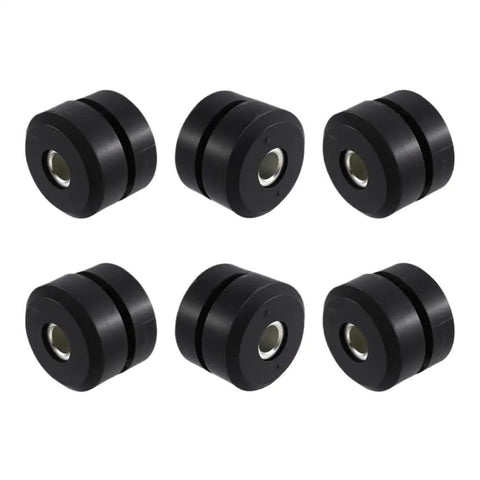 Top Shelf Heavy Duty Vibration Mount Isolator A03K compatible with TK SB 100 110 190, 6 piece kit with rubber material.