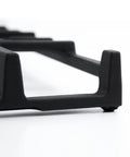 Close-up side view of Beefy Burner Grate Replacement For Frigidaire Gas Stovetop Center Grate 20 Inch L X 7.9 Inch W Cast Iron.