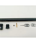 High Pressure Airgun Cylinder Barrel For Hatsan Long Bull Boss Fit 9.1 Inch Black Tube With Hidden Fill Probe And Built In Gauge