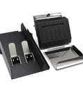 Premium Real Deal Upgrade Cutter Assembly With Heavy Duty Paper Tray For Zebra ZT610 Thermal Label Printer parts view including black plastic and metal components.
