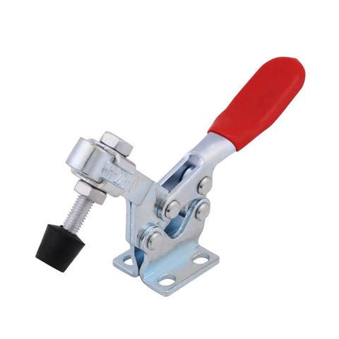 Heavy Duty Horizontal Toggle Clamps Clutch Tight Grip For Woodworking Jigs Welding Fixtures Electroplated Rustproof Steel Shop Built Assembly Hardware 5 Piece close up of clamp mechanism