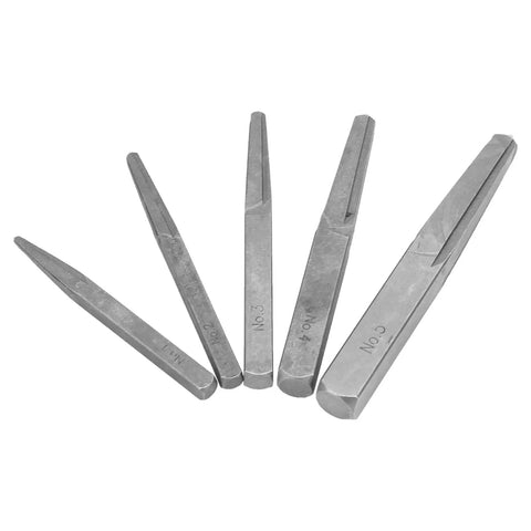 Premium 5 Pc Set Square Easy Out Bolt Extractors For Effortless Removal Of Stripped Screws And Broken Studs This Versatile Tool Makes Any DIY Job A Breeze By Grabbing Damaged Fasteners Like A Pro, 5-piece carbon steel set