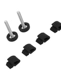 Xixian Truck Hood Bumper Stopper Set For 1967 To 1972 Models Includes Rubber Cushion Buffer And Screws Black Adjuster Replacement Kit That Fits Like A Glove, black rubber hood stops and screws