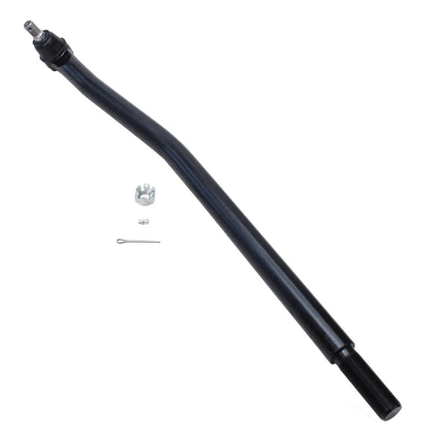 4x4 Front Inner Tie Rod And Drag Link Kit For Ford F 250 Super Duty 1999 2004 4WD Upgrade Beefed Up Heavy Duty Replacement For Precise Steering And Off Road Durability, black steel drag link with hardware