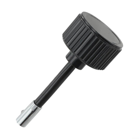Aluminum Alloy Astronomical Telescope Trimmer Lever Rod For Equator Fine Tuning With Anti Slip Hand Wheel, black and silver