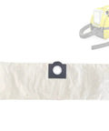 No Sweat Washable Canvas Dust Bag For Karcher WD1 MV1 TN Vacuum with zippered top and circular opening.