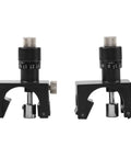 Two Piece Jointer Knife Setting Jig For 125mm Bench Planers Featuring Micro Adjustable Magnet For No Sweat Blade Setup and Straight Shooter Alignment for Serious Woodworkers.
