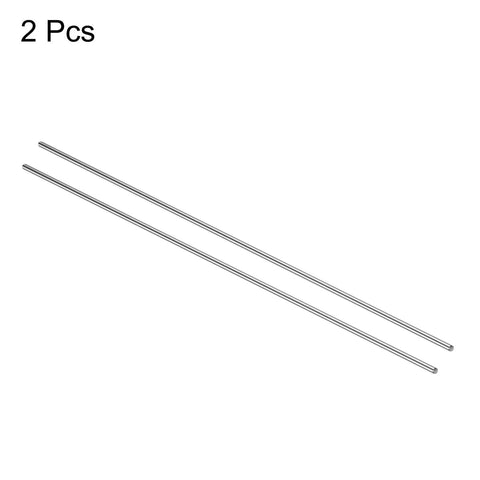 2 Pcs 4mm X 300mm Linear Motion Shaft Guide In Chrome Plated Case Hardened Steel For 3D Printers And CNC Machines Beefed Up Ultra Smooth Rails With 58 To 64 HRC Hardness