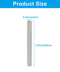 30Pcs M4 40Mm Stainless Steel Dowel Pins Set For Shelf Support And Furniture Pegs Unthreaded Cylindrical Dowels Silver Finish