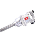 Heavy Duty 1 Inch Air Powered Impact Wrench Featuring Super Slick Trigger Controls And Cushioned Grip Handle for easy tire swaps.