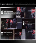 Built Like A Tank 20V Brushless Cordless Drill Driver Pumps Out 90Nm Of Badass Torque showcasing three-speed adjustment features for various tasks.