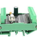 Side view of Programmable PLC Controller For Industrial Automation With 12 Input Points And 8 Transistor Outputs, Optional Analog Input 0 To 10 Volt