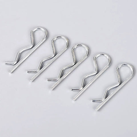 Top Rated 150 Pcs R Shape Cotter Pins Made From Durable Carbon Steel With Easy Carry Box Perfect Fastener Assortment Set For Engineering Jobs And DIY Tinkerin On Anything That Needs A Serious Hold, silver cotter pins.