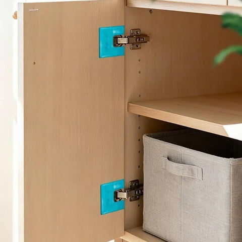 Effortless Magnetic Hinge Jig Kit For Quick Door Installs With Adjustable Guide And Accurate Hinge Mortising, Blue 4 Pack