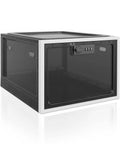 Large Capacity Medication Lock Box With Code Lock For Fridge Or Cabinet Safe Storage, Kid Safe Medicine Organizer, black exterior