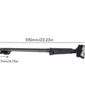 Heavy Duty Tailgate Support Strut For Mitsubishi Pajero Replaces OEM 5822A001, 590mm long, robust metal alloy for reliable rear boot damper.