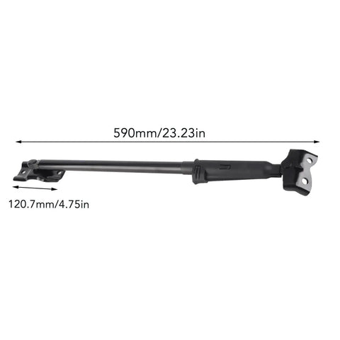Heavy Duty Tailgate Support Strut For Mitsubishi Pajero Replaces OEM 5822A001, 590mm long, robust metal alloy for reliable rear boot damper.