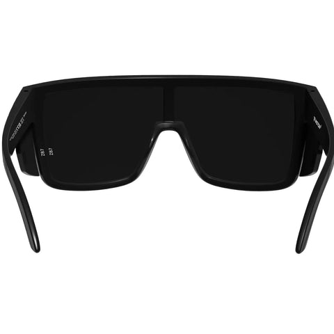 Snag Up Ridiculously Light TR90 Side Shield Sunglasses Built Tough For Big Wide Heads With Classic Matte Black Design And Genuine UV400 All Day Sunblock Coating