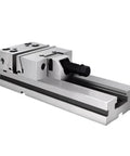 Rock Solid Heavy Duty Modular Face Vise For Cnc Machining And Multi Station Milling Tables Built Tough With Dead Center Accuracy close-up view