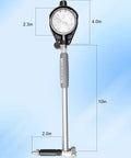 2 To 6 Inch Dial Bore Gauge Set With 0.001 Inch Precision For Engine Cylinders, Pro Grade Industrial Bore Measuring Tool