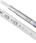 Ultra Smooth Soft Close Full Extension Ball Bearing Drawer Slides 22 Inch Set Of 6 Pairs With Three Sections And 100 Pound Capacity